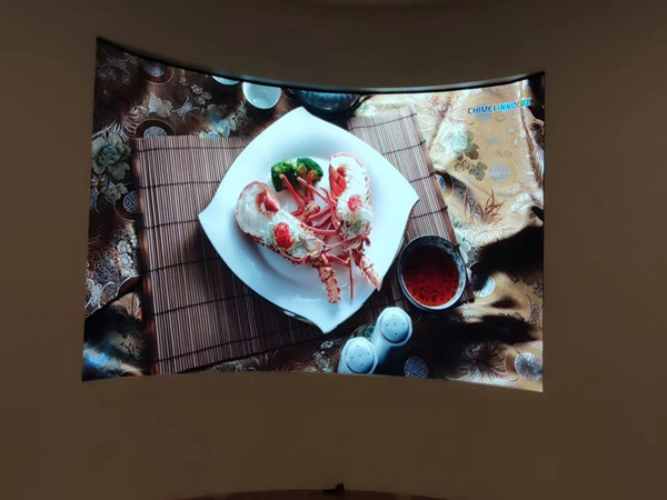 桥西室内P2.5弧形LED屏